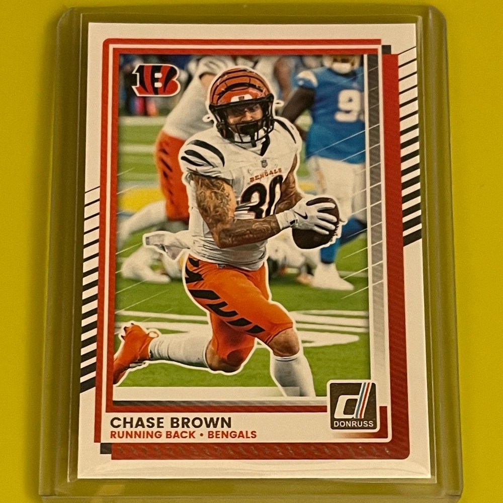 Chase Brown #294 2025 Panini Donruss Football Trading Card